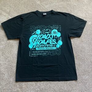 D4DJ Anime Series Black Graphic Tee